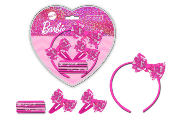 SET ACCESSORI CAPELLI BARBIE